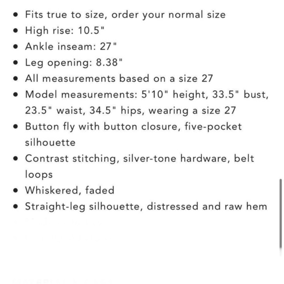 EUC Free People Cropped Jeans - Picture 8 of 8